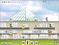 Spielszene aus der achten Spielstufe der Bibliothek der Universit&auml;t St. Gallen